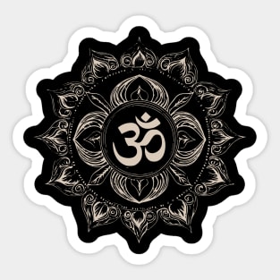 Cosmic Resonance: The Mystical Power of Om Sticker